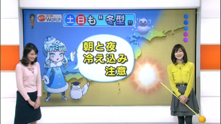 Illustration for article titled Japanese Weather Reports Are More Adorable with Anime Characters